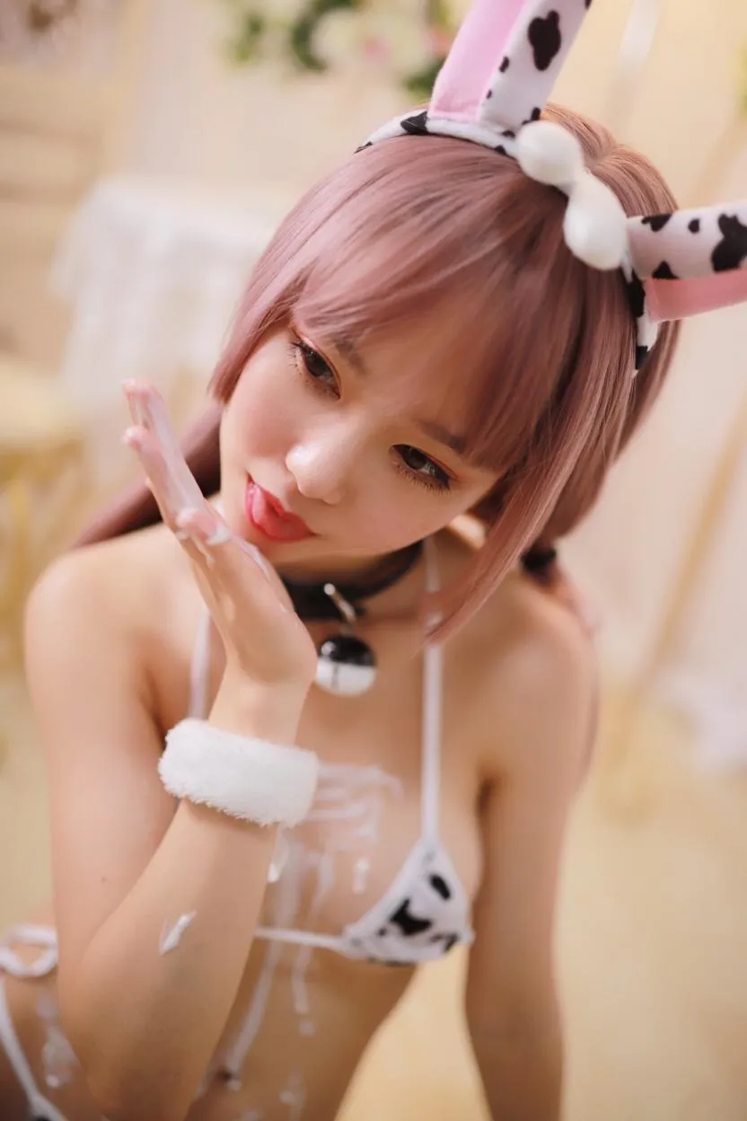 抖娘-利世 – NO.35 奶牛 [38P]插图7